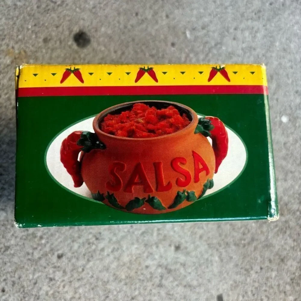 Giftco Chili Pepper Terra Cotta Salsa Pot *New*